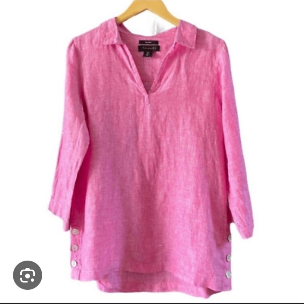 Tahari Linen Women's Top